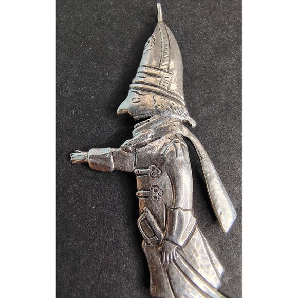 Vintage Hand and Hammer Sterling Silver Nutcracker Ornament, Christmas - Picture 2 of 5